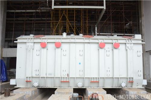 【電廠】神皖廬江電廠新建項目工程1號機(jī)組主變壓器順利就位