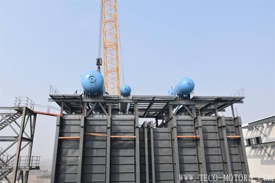 【電廠】洛陽萬眾項目部2號余熱鍋爐高、中、低壓汽包順利吊裝完成 - TECO東元電機 | 變頻器·伺服電機·減速機·電機解決方案