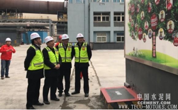 【建材】中國建材集團副董事長劉志江到中材安徽水泥調(diào)研指導(dǎo)工作 - TECO東元電機 | 變頻器·伺服電機·減速機·電機解決方案