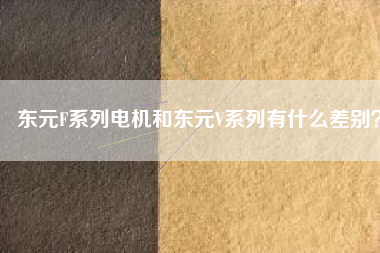 東元F系列電機和東元V系列有什么差別？