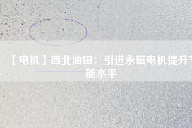 【電機(jī)】西北油田:引進(jìn)永磁電機(jī)提升節(jié)能水平 - TECO東元電機(jī) | 變頻器·伺服電機(jī)·減速機(jī)·電機(jī)解決方案