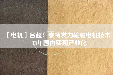 【電機(jī)】呂超：泰特發(fā)力輪轂電機(jī)技術(shù) 2018年國內(nèi)實現(xiàn)產(chǎn)業(yè)化 - TECO東元電機(jī) | 變頻器·伺服電機(jī)·減速機(jī)·電機(jī)解決方案