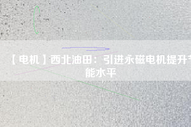【電機(jī)】西北油田:引進(jìn)永磁電機(jī)提升節(jié)能水平 - TECO東元電機(jī) | 變頻器·伺服電機(jī)·減速機(jī)·電機(jī)解決方案