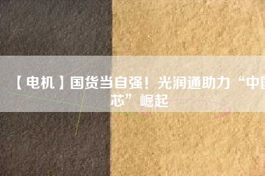 【電機】國貨當自強！光潤通助力“中國芯”崛起 - TECO東元電機 | 變頻器·伺服電機·減速機·電機解決方案