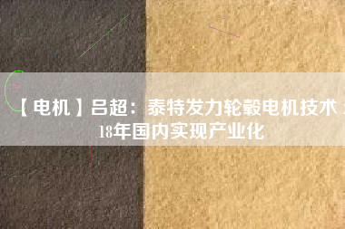 【電機(jī)】呂超：泰特發(fā)力輪轂電機(jī)技術(shù) 2018年國內(nèi)實現(xiàn)產(chǎn)業(yè)化 - TECO東元電機(jī) | 變頻器·伺服電機(jī)·減速機(jī)·電機(jī)解決方案