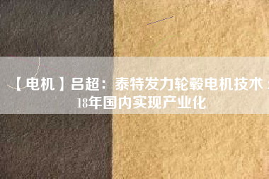 【電機(jī)】呂超：泰特發(fā)力輪轂電機(jī)技術(shù) 2018年國內(nèi)實現(xiàn)產(chǎn)業(yè)化 - TECO東元電機(jī) | 變頻器·伺服電機(jī)·減速機(jī)·電機(jī)解決方案