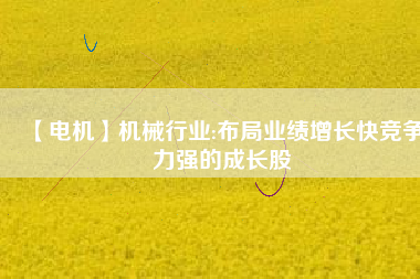 【電機(jī)】機(jī)械行業(yè):布局業(yè)績(jī)?cè)鲩L(zhǎng)快競(jìng)爭(zhēng)力強(qiáng)的成長(zhǎng)股 - TECO東元電機(jī) | 變頻器·伺服電機(jī)·減速機(jī)·電機(jī)解決方案