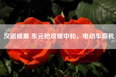漢諾威展 東元搶攻碳中和、電動(dòng)車(chē)商機(jī)